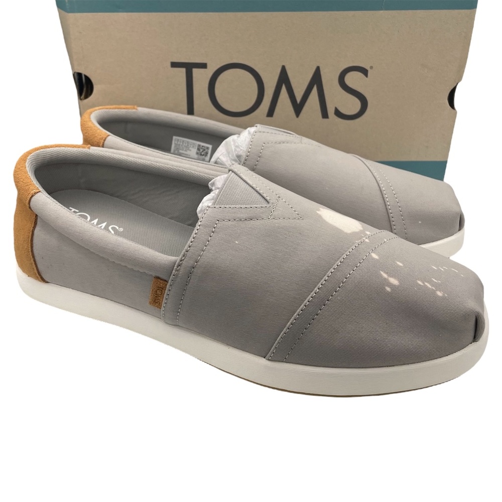 TOMS Alp Fwd men’s slip-on canvas gray sneakers Size 11 - Picture 1 of 13